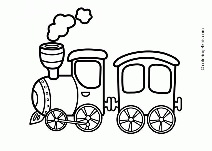 Printable Transportation Train Coloring Pages For Preschool 237664 Wallpaper