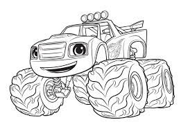 Resultado de imagen de blaze monster truck coloring pages