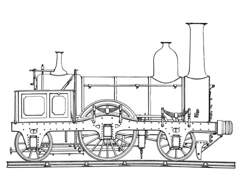 Steam-Train-Coloring-Pages Steam Train Coloring Pages