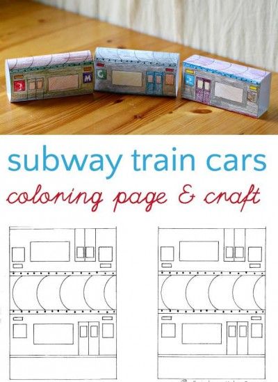 Subway-Train-Coloring-Page Subway Train Coloring Page