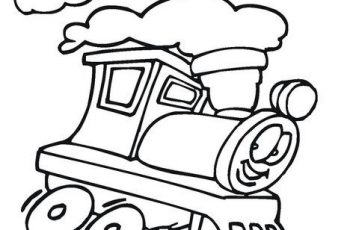 T is for Train Coloring Page - Twisty Noodle - TSgos.com