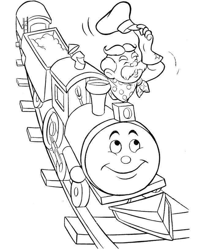 Thomas-Train-Coloring-Page Thomas Train Coloring Page