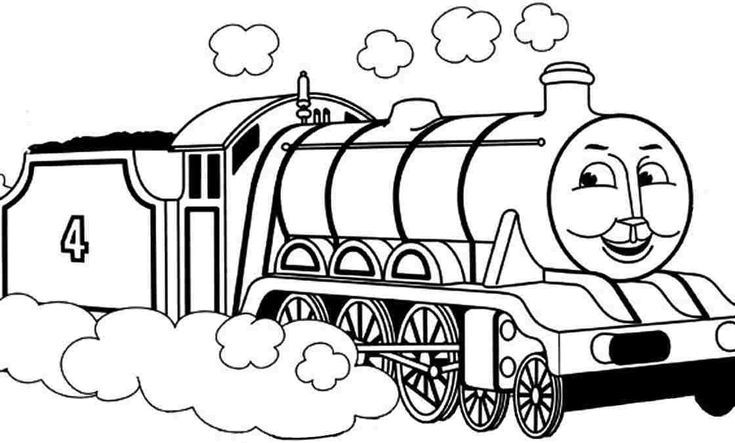 Train Coloring Pages for Free Download procoloring.com/…   #train #coloring #p…