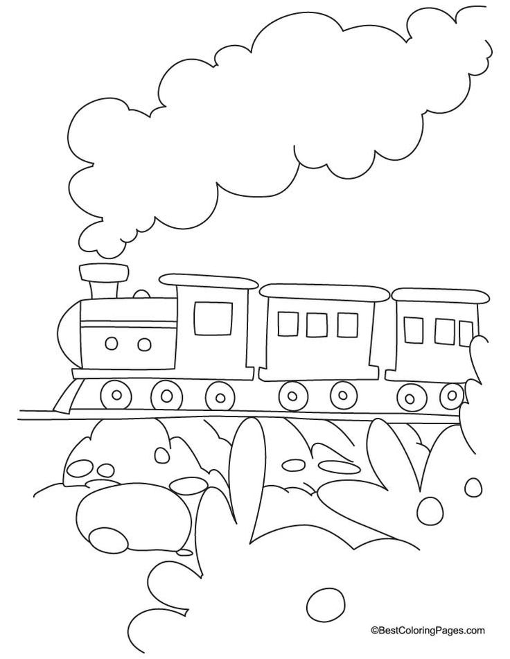 Train-coloring-page-3-Download-Free-Train-coloring-page Train coloring page 3 | Download Free Train coloring page 3 for kids | Best Colo...