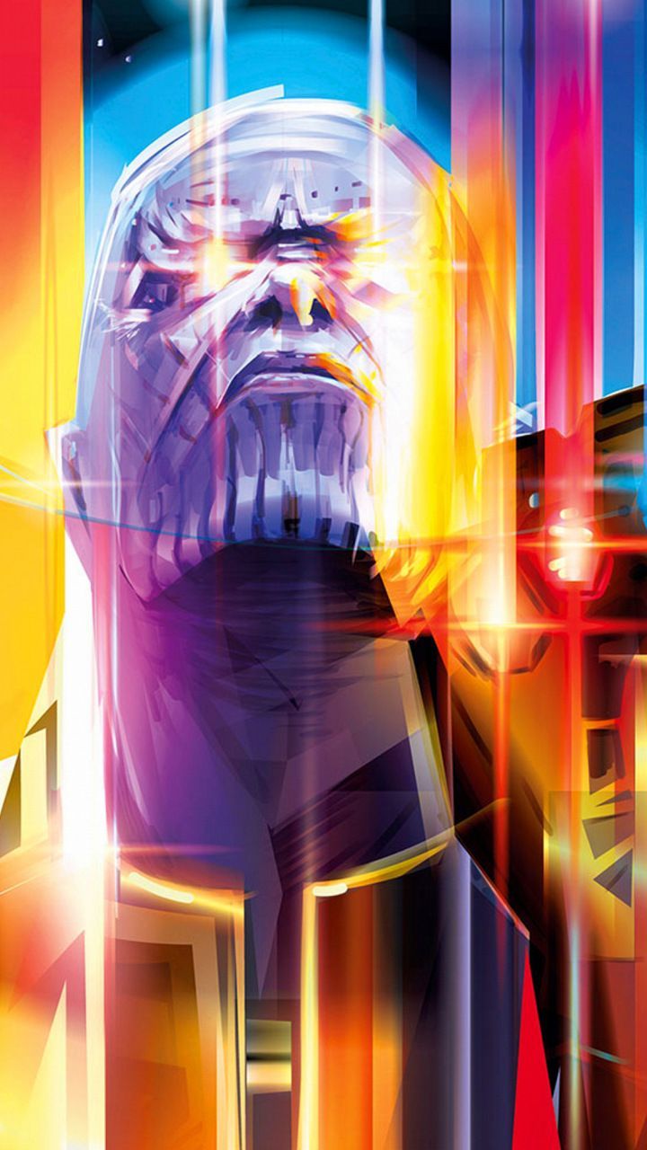 fearsome wallpaper Thanos colorful Avengers: infinity war 2018 empire art 720128…