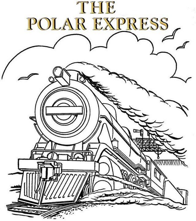 the-polar-express-train-coloring-pages the polar express train coloring pages