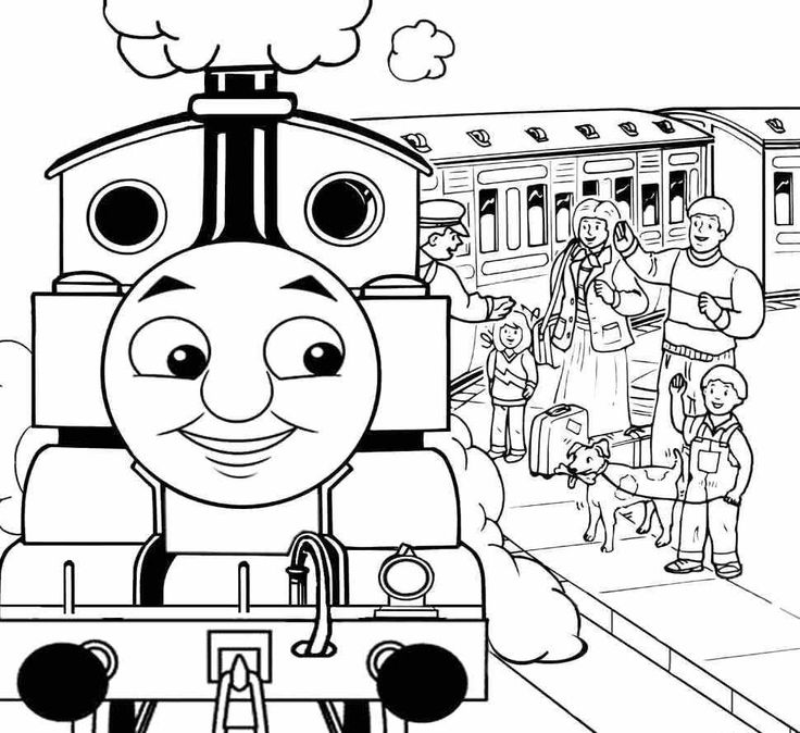 thomas the train coloring pages printable for free is handy to attract boys who …