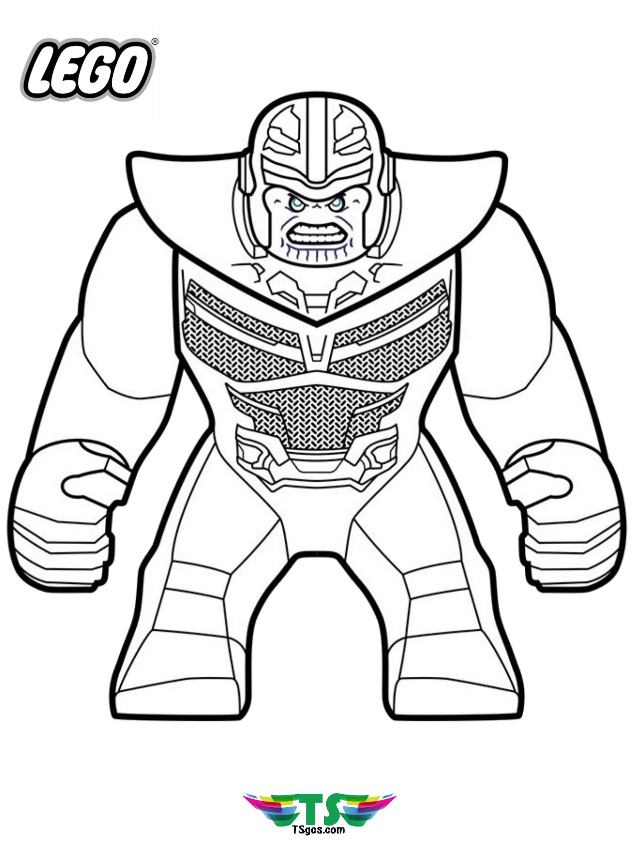 Avengers Infinity War lego Coloring page Wallpaper