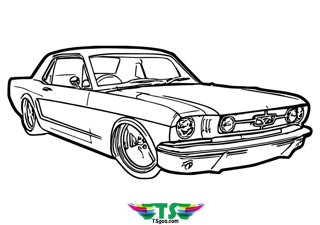 Muscle-Car-coloring-page-for-kids-1024x720 Muscle Car coloring page for kids