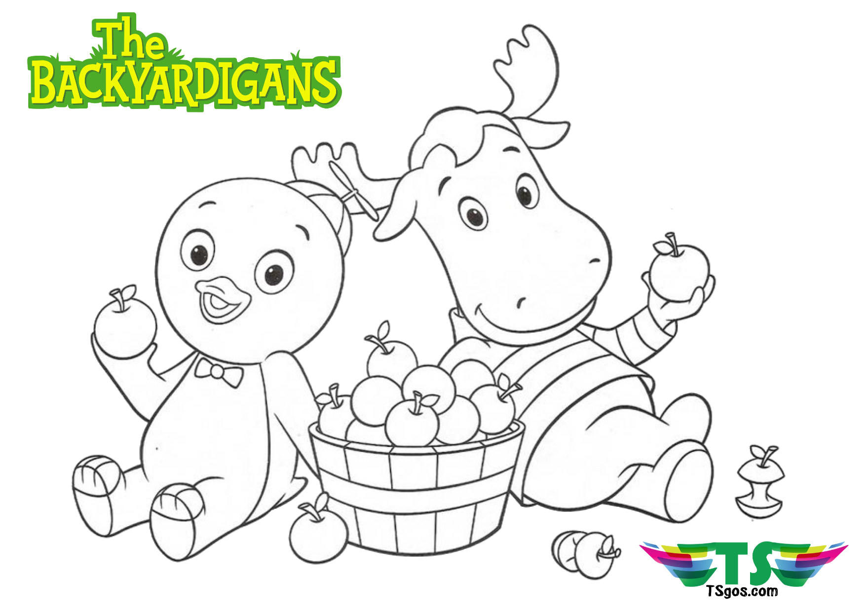 The Backyardigans coloring page. Wallpaper