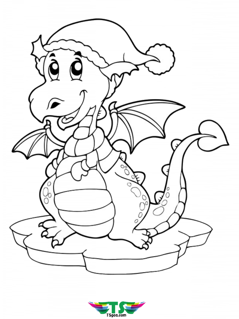 cute-little-dragon-with-cap-coloring-page-easy-coloring-for-toddlers-768x1024 Cute little dragon with cap coloring page easy coloring for toddlers