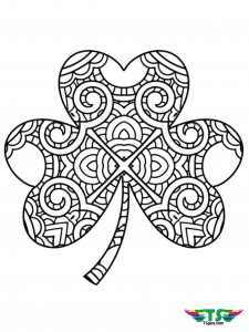 Free Download Shamrock St Patricks Day Coloring Sheet - Tsgos.com 