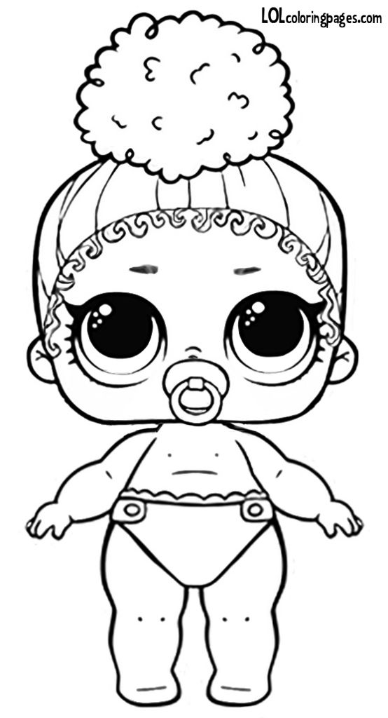 Boss Queen Lol Doll Coloring Pages