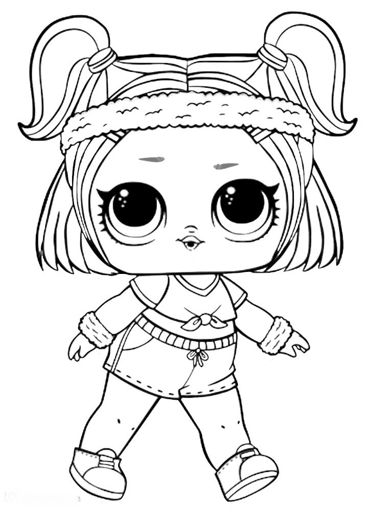 Cherry Lol Doll Coloring Pages