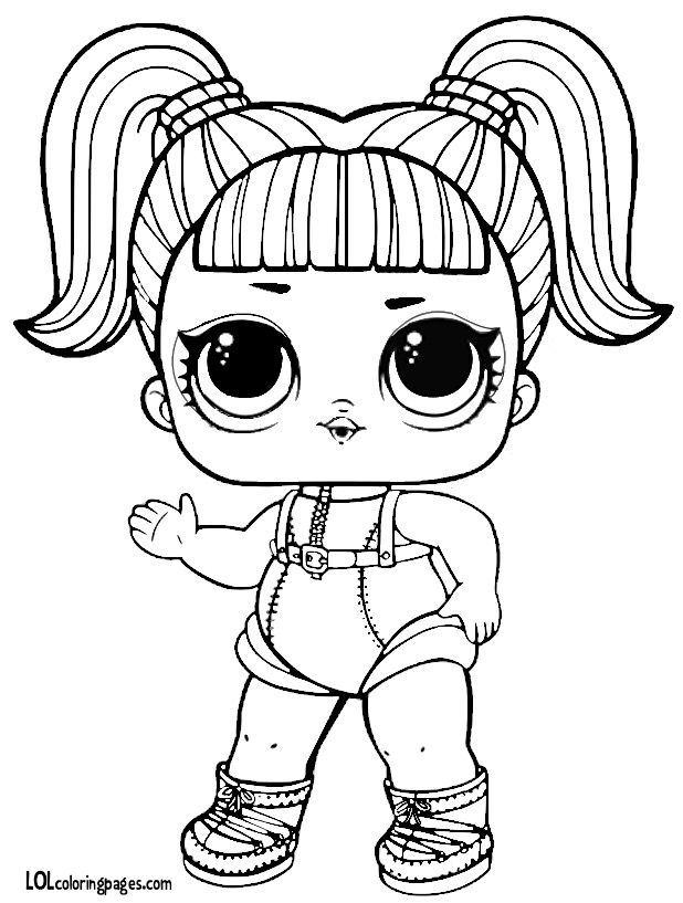 Glamstronaut Lol Doll Coloring Page Wallpaper