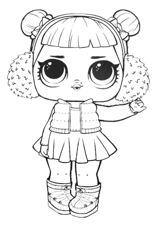 Lol Doll Coloring Pages Angel - TSgos.com