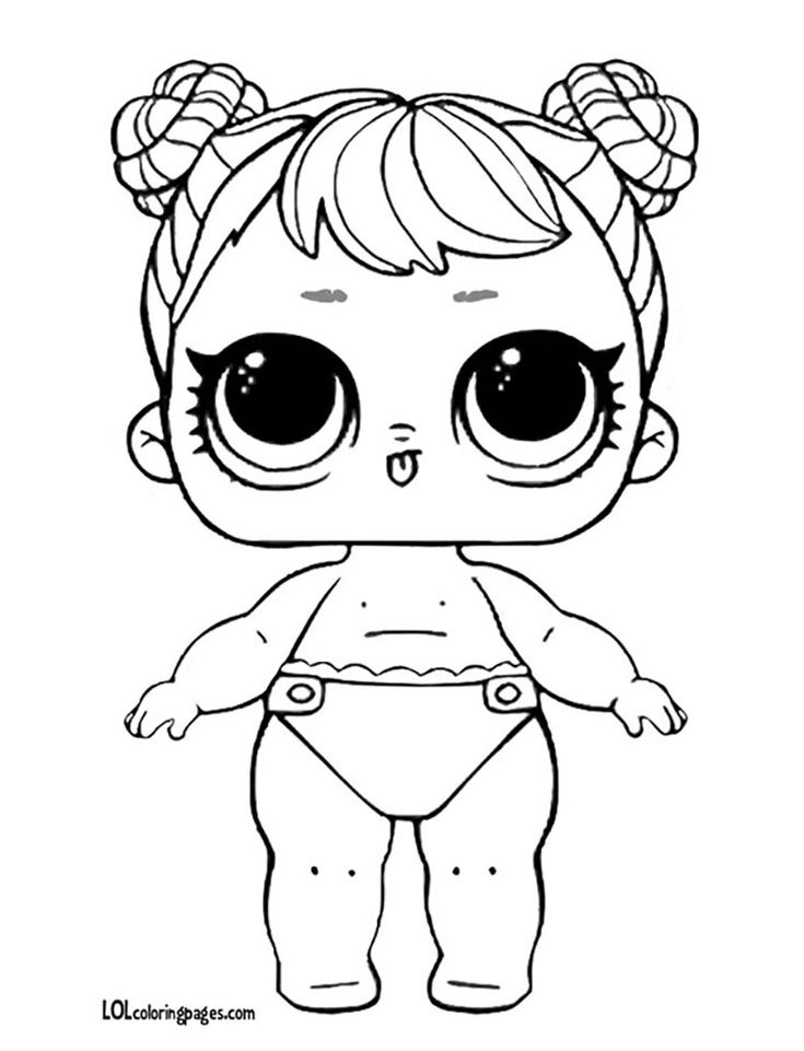 Lol Doll Coloring Pages Dawn