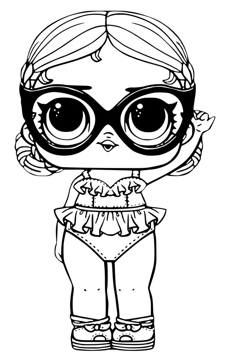Lol Doll Coloring Pages Luxe