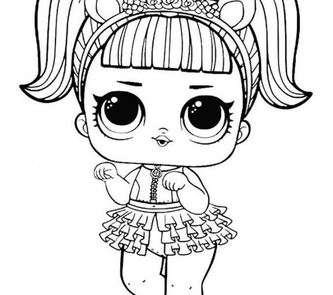 Lol Doll Coloring Pages Printable Unicorn