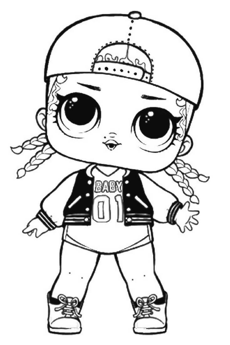 Lol Doll Coloring Pages Series 1