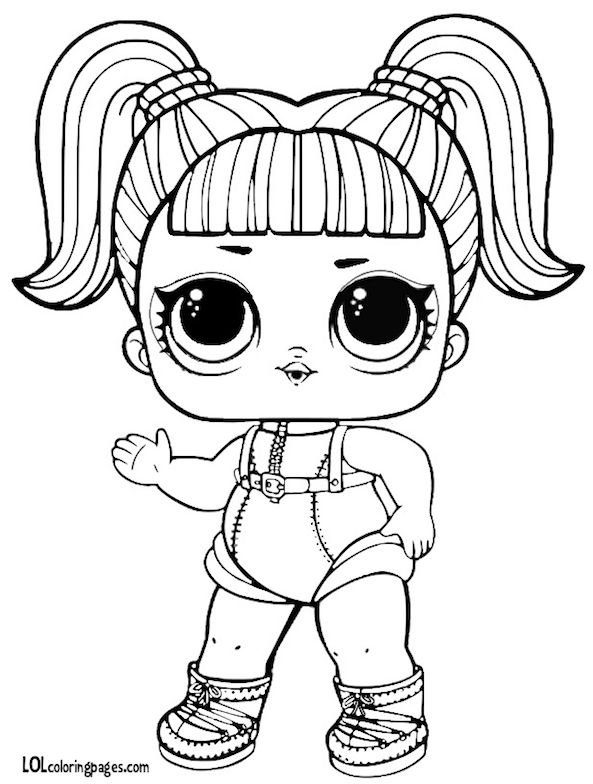 Lol Doll Coloring Pages Series 3