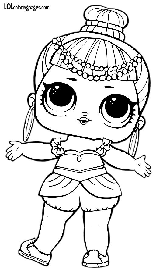 Lol Doll Coloring Pages Troublemaker