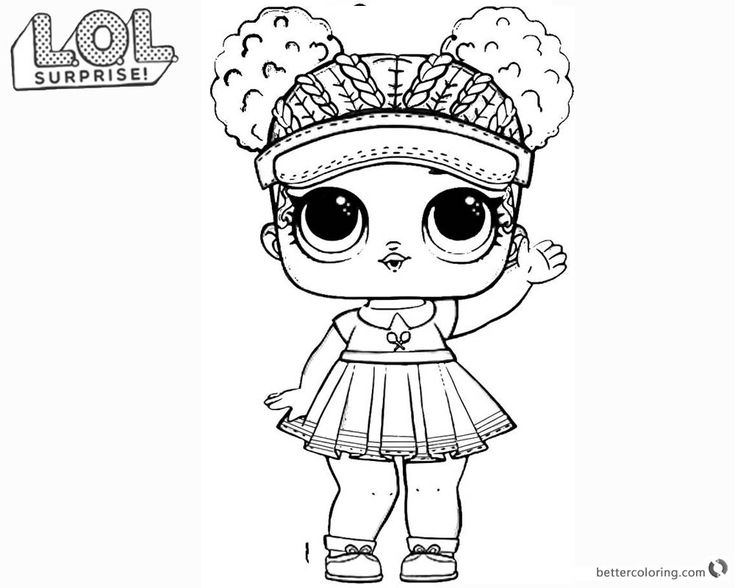 Lol Doll Coloring Pages With Color Wallpaper