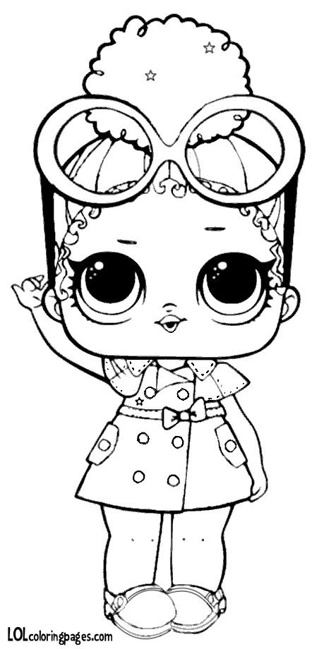 Lol Doll Halloween Coloring Pages