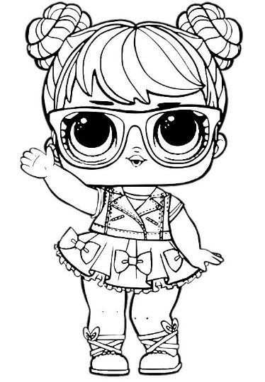 Lol Doll Unicorn Girl Coloring Pages