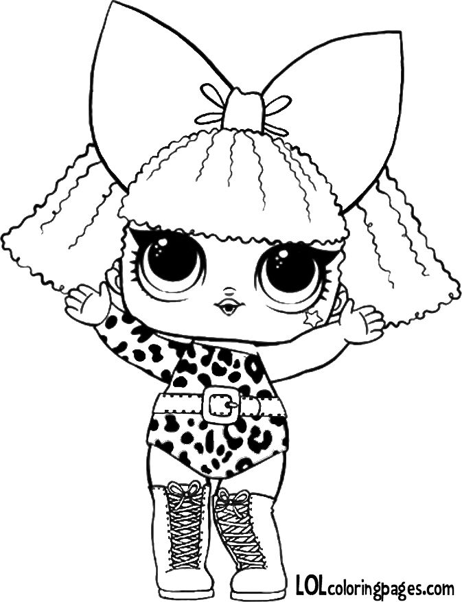Lol Dolls Coloring Pages Diva