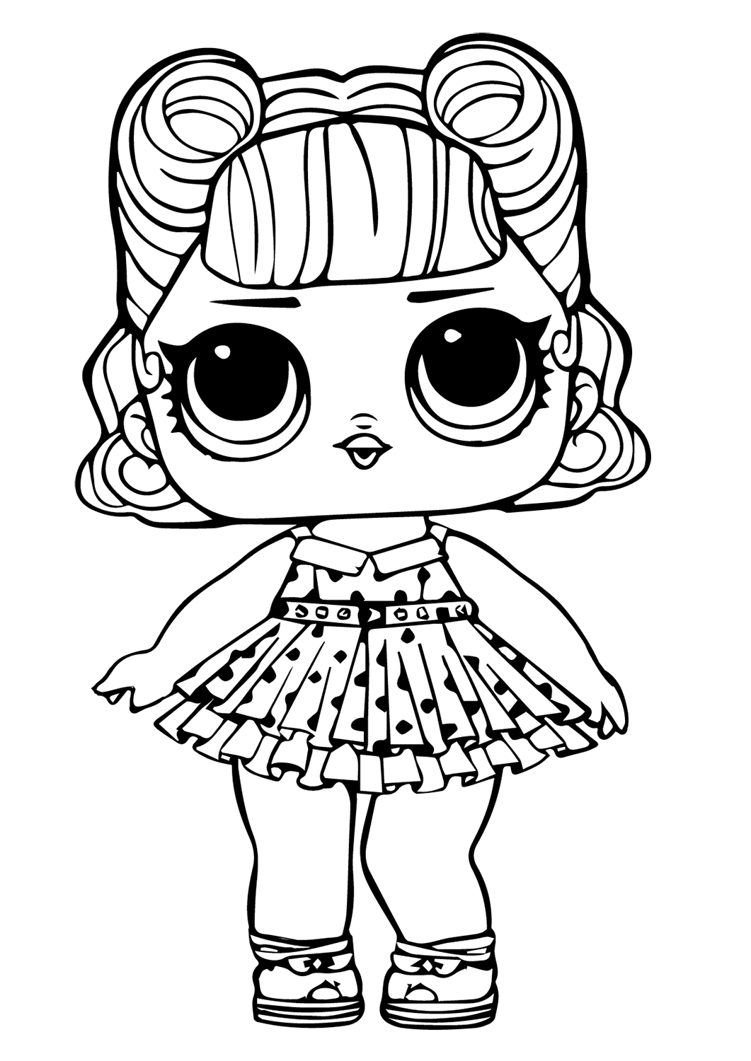 Lol Surprise Doll Coloring Pages Free