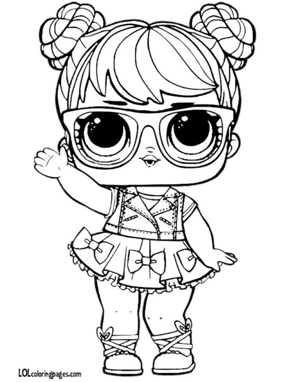 Lol Surprise Doll Coloring Pages To Print - TSgos.com