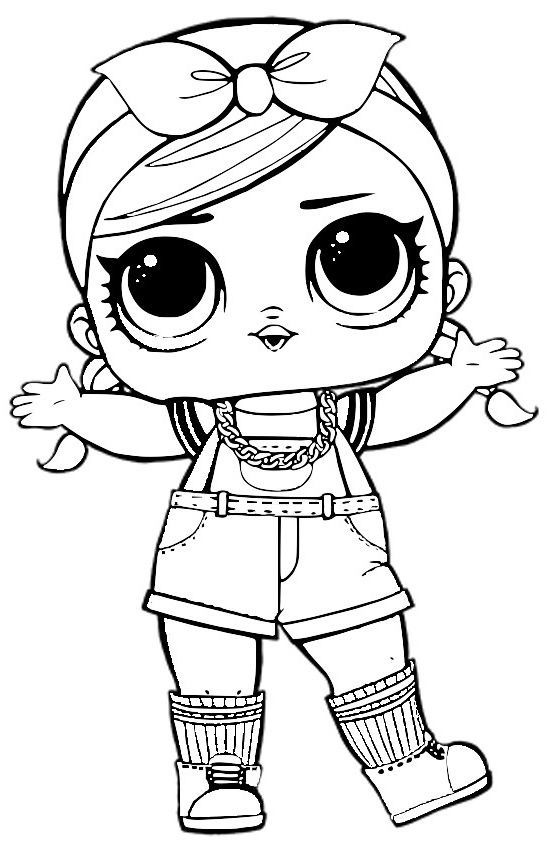 Rare Lol Doll Coloring Pages