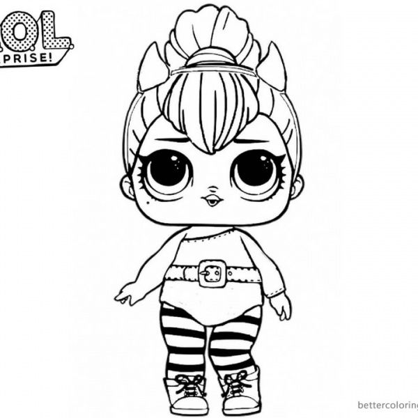 Sugar And Spice Lol Doll Coloring Page