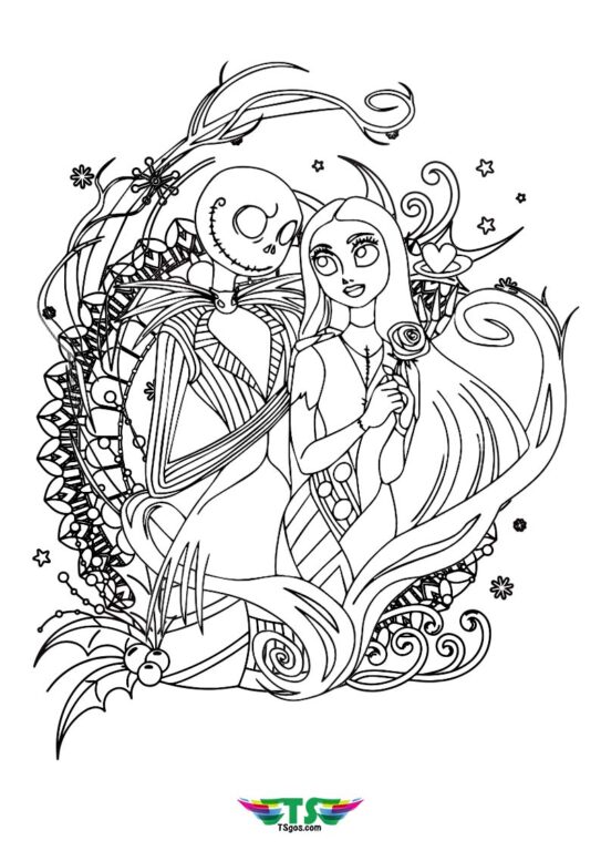 nightmare-before-christmas-coloring-pages-543x768 Nightmare Before Christmas Coloring Pages