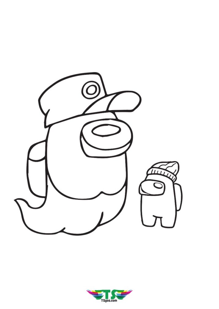 Featured image of post Drawing Among Us Coloring Pages With Hats : Wild animals coloring pages ].