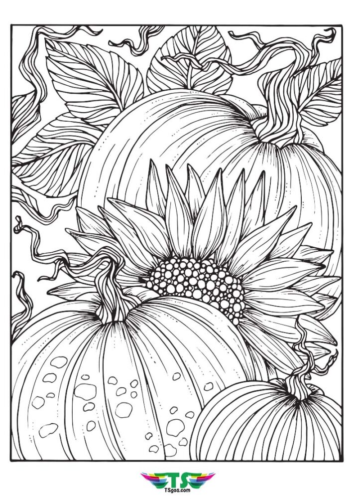 Free Fall Coloring Page From Tsgos - TSgos.com