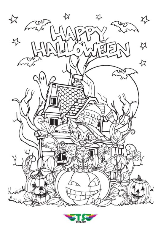 happy-halloween-coloring-page-543x768 Happy Halloween Coloring Page