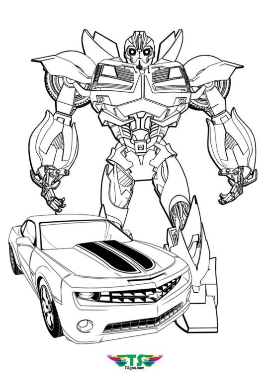 Bumble-Bee-Transformer-Coloring-Page-For-Kids-543x768 Bumble Bee Transformer Coloring Page For Kids