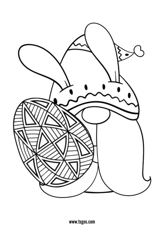 Cute-Easter-Day-Coloring-Page-543x768 Cute Easter Day Coloring Page