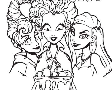 Printable Free Hocus Pocus Halloween Coloring Page For Kids