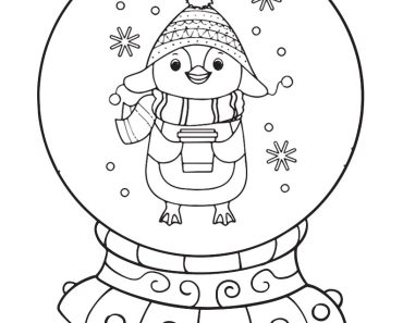 Wow Winter is Coming Penguin Coloring Page