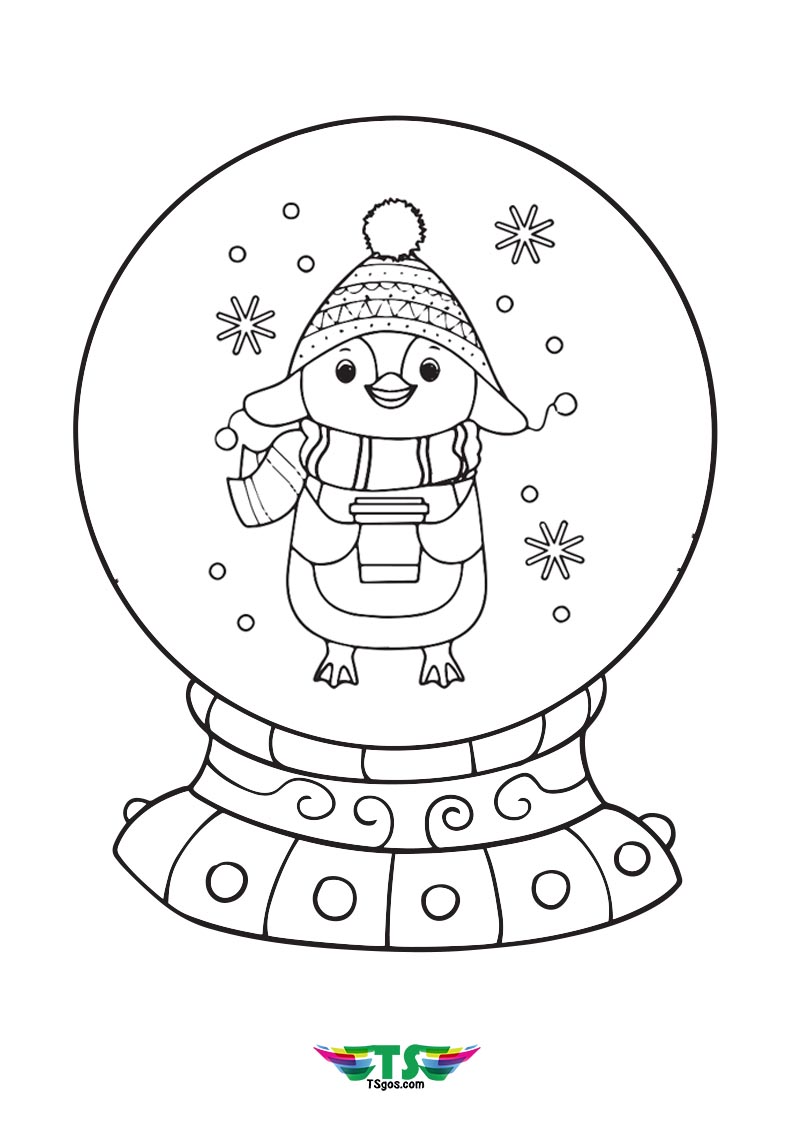 Wow-Winter-is-Coming-Penguin-Coloring-Page Wow Winter is Coming Penguin Coloring Page