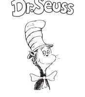 Cat In The Hat Free Dr Seuss Coloring Page For Kids