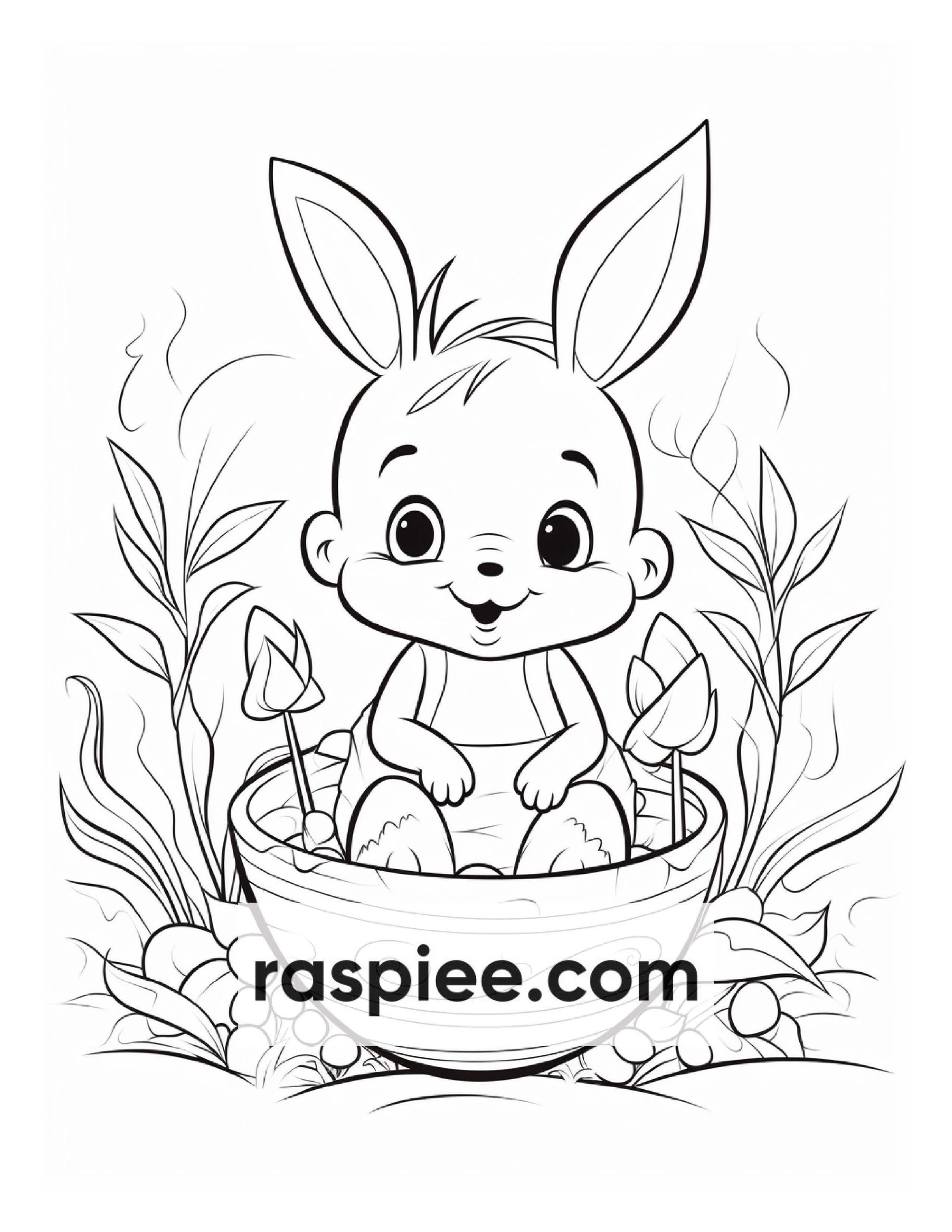 200 Easter Coloring Pages for Kids, Preschool Printable Activities, Instant Download