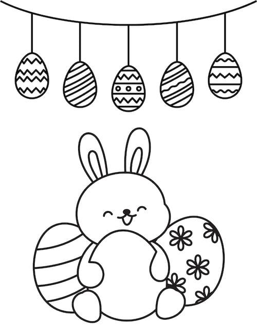 25 Free Printable Easter Coloring Pages for Kids