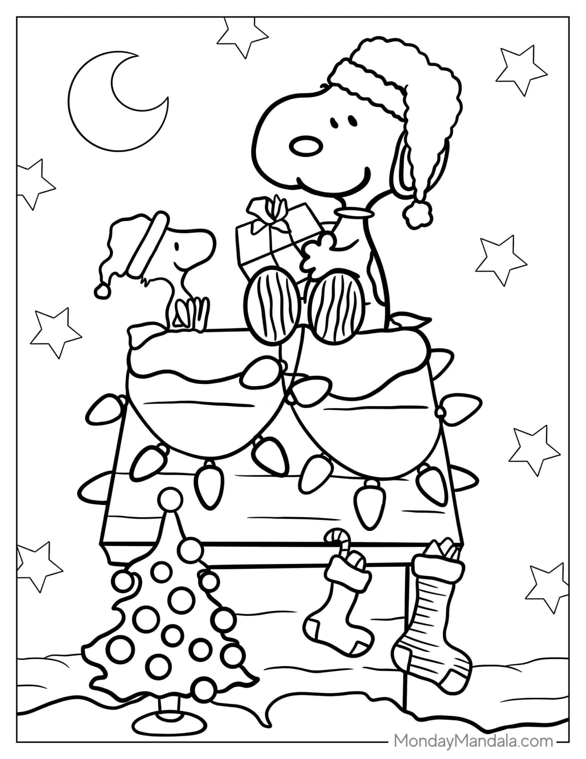 32 Peanuts & Snoopy Coloring Pages (Free PDF Printables)