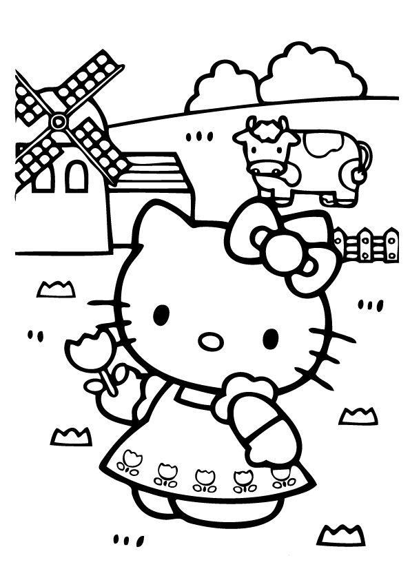 56 Color Pages Hello Kitty Printables 29