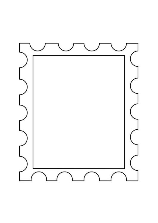 Coloring Page postage stamp 2