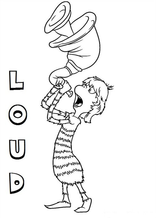 Dr Seuss Horton Hears A Who Coloring Pages image